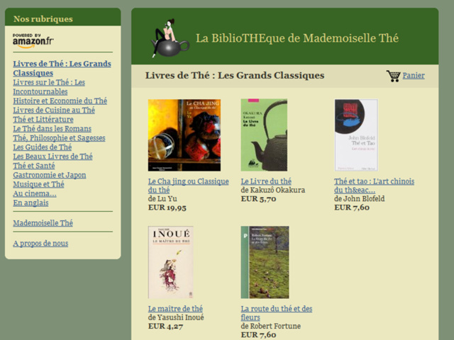 la Bibliothèque de Mademoiselle Thé