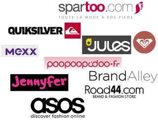 Quelques e-marchands présents sur Dress-Me