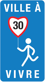 Le logo du <a href="http://ville30.org/2011/05/04/manifeste-pour-une-ville-a-30-kmh/">Manifeste pour une ville à 30km/h</a> du site <a href="http://ville30.org/">Ville30.org</a>