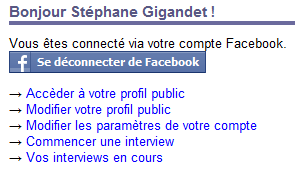 Commencer une interview